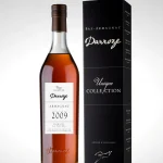 Bouteille d'Armagnac Darroze de la Collection Unique, millésime 2009, domaine La Boubée avec son étui