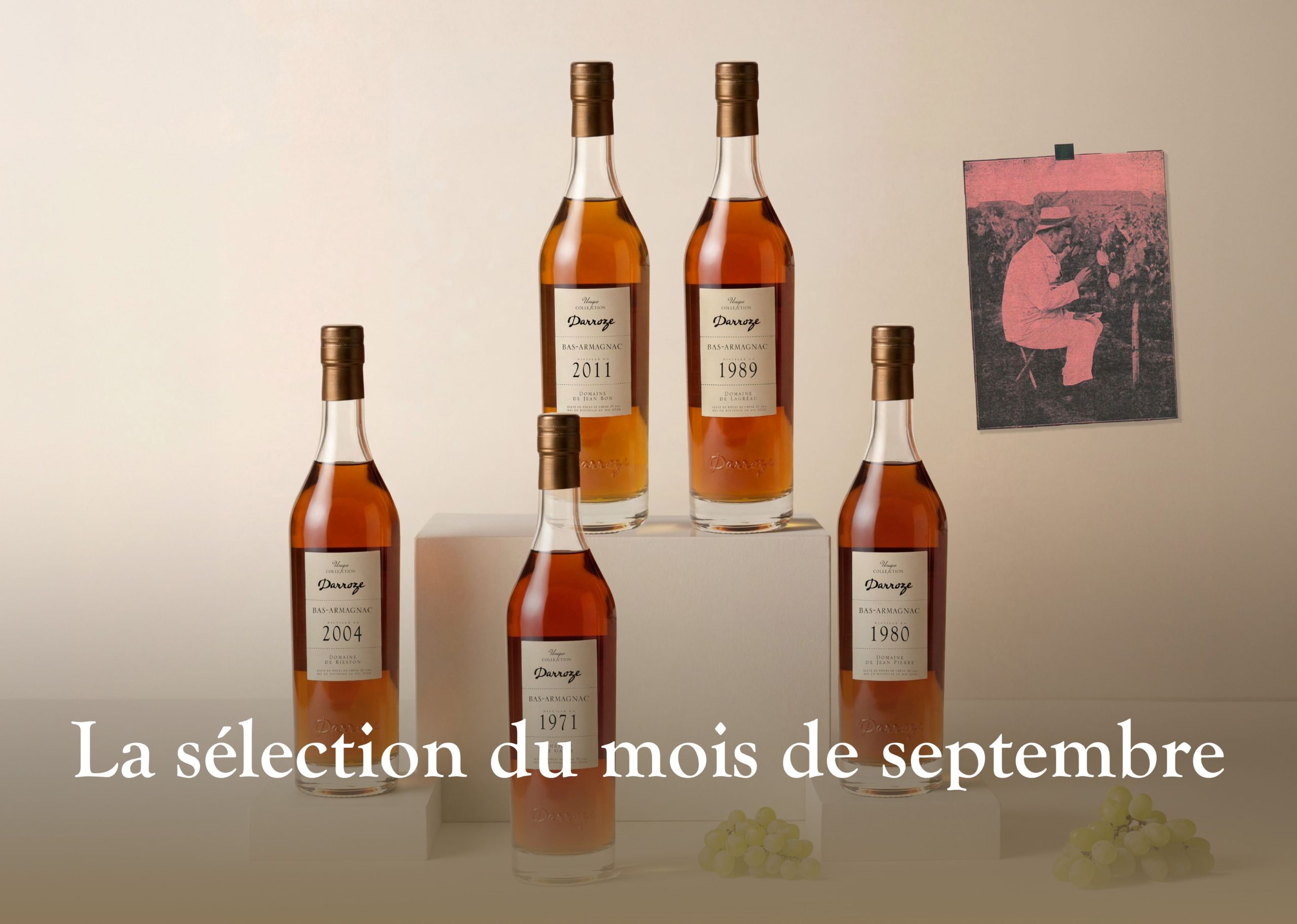 5 bouteilles d'Armagnacs Darroze pour la sélection du mois de mai 2026